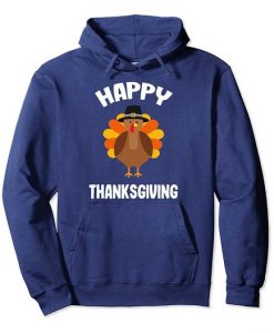Womens Happy Thanksgiving Pullover Hoodie DAP
