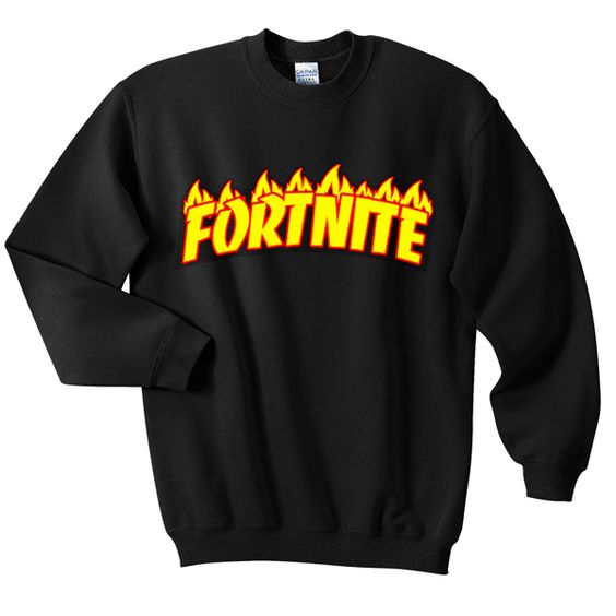 fornite fire sweatshirt DAP