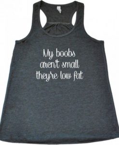 My Boobs Aren't Small They're Low Fat Tank Top DAP