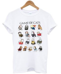 Game of cats t-shirt DAP