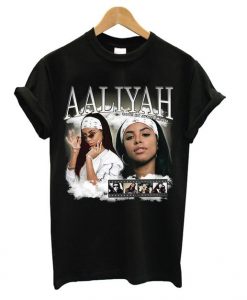 Aaliyah Homage Black T shirtDAP