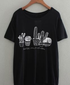Cactus Embroidered T-Shirt DAP