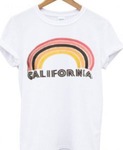 California rainbow t-shirt DAP