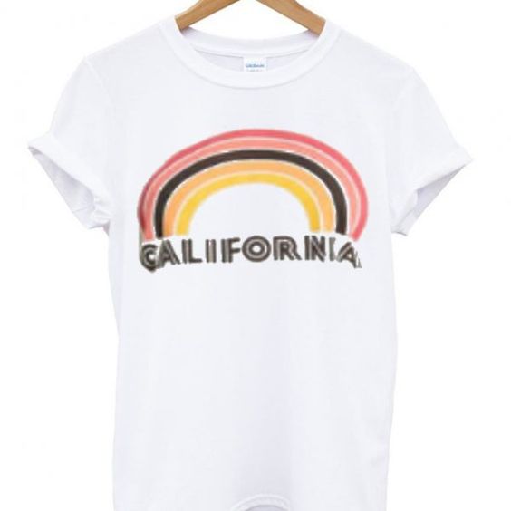 California rainbow t-shirt DAP