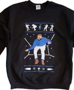 1800 Hotline Bling Ugly Christmas Drake Sweatshirt