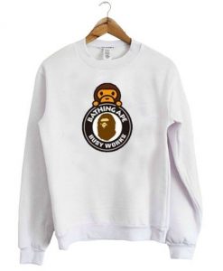 A Bathing Ape Milo On Busy Works Sweatshirt