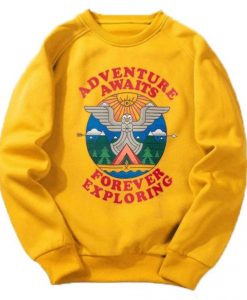 Adventure Awaits Forever Exploring Sweatshirt