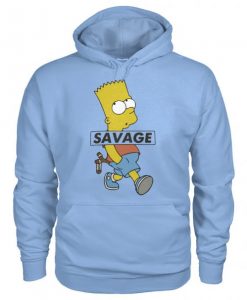 Bart Simpson savage hoodie