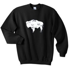 Bison Silhouette Sweatshirt