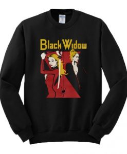 Black Widow Graphic Sweatshirt