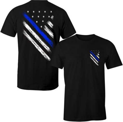 Blue Line Cops USA T-Shirt