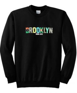 Brooklyn Hood Love Sweatshirt