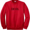 Devil Font Sweatshirt