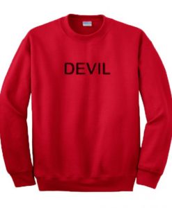 Devil Font Sweatshirt