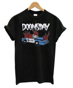 Doomsday Society Police Car T shirt