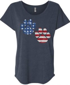 Flag Paws USA T-Shirt