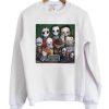 Horror Character Halloween Graphic Sweatshirt