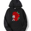 Japanese Aesthetic Rose Hoodie