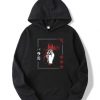 Japanese Gothic Red Rose Hoodie