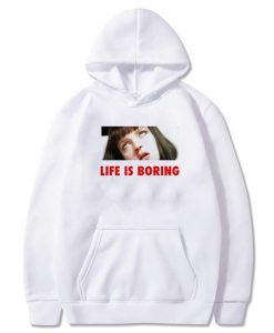 Life is Boring Mia Wallace Pulp Fiction Hoodie