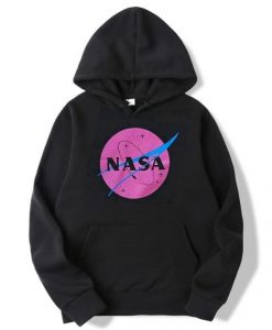 Nasa Pink Logo Hoodie