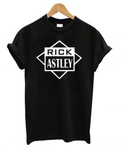 Rick Astley Black T shirt