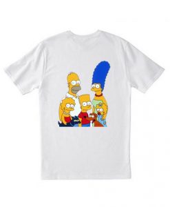Simpson family T Shirt Back