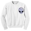 alien holographic sweatshirt