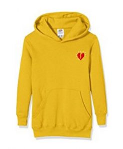 broken heart hoodie