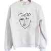 face girl sweatshirt