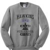 hawkins 1983 middle school sweatshirt