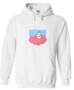 moomin on clouds hoodie