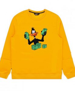 Daffy Duck Stacking Money Sweatshirt