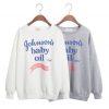 Johnson’s Baby Oil Sweatshirt