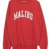 Malibu Red Sweatshirt