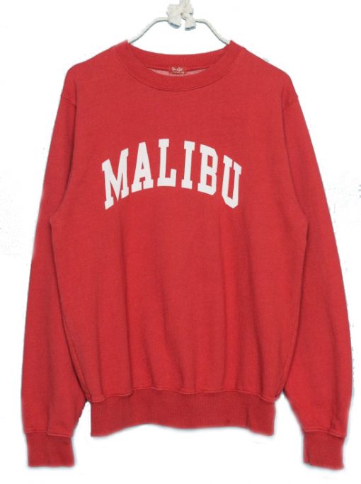 Malibu Red Sweatshirt