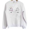 Me VS You Unicorn Sweatshirt