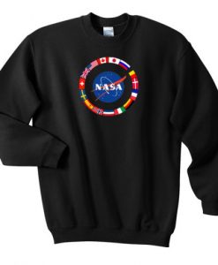 NASA All Country’s Flags Sweatshirt KM