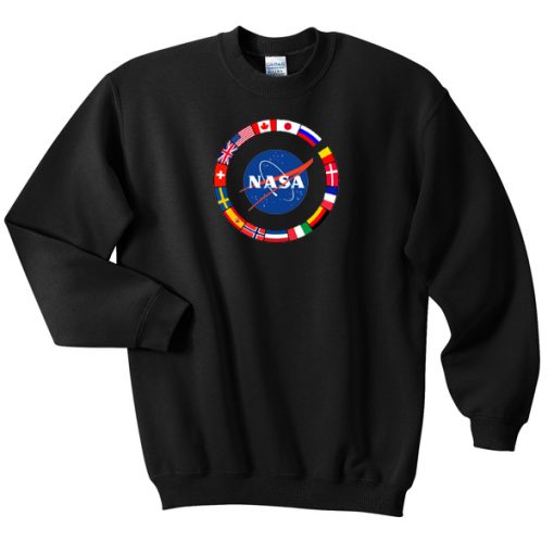 NASA all country’s Flags Sweatshirt