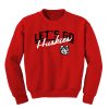 Northeastern Huskies Red Let’s Go Pullover Sweatshirt