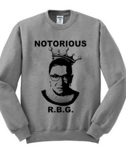 Notorious RBG Grey Sweatshirt