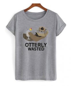Otterly Wasted Drinking T-shirt