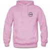 Pink logo hoodie