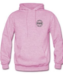 Pink logo hoodie