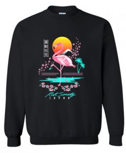 Riot Society Flamingo Blossom Sweatshirt