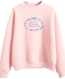 Socially Awkward Association Pink Sweatshirt