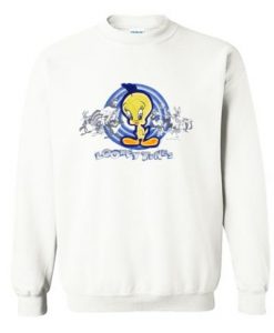 Tweety Bird Looney Tunes Sweatshirt White