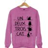 Un Deux Trois Cat Sweatshirt