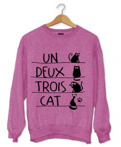 Un Deux Trois Cat Sweatshirt