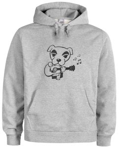 doggy with guitar hoodie
